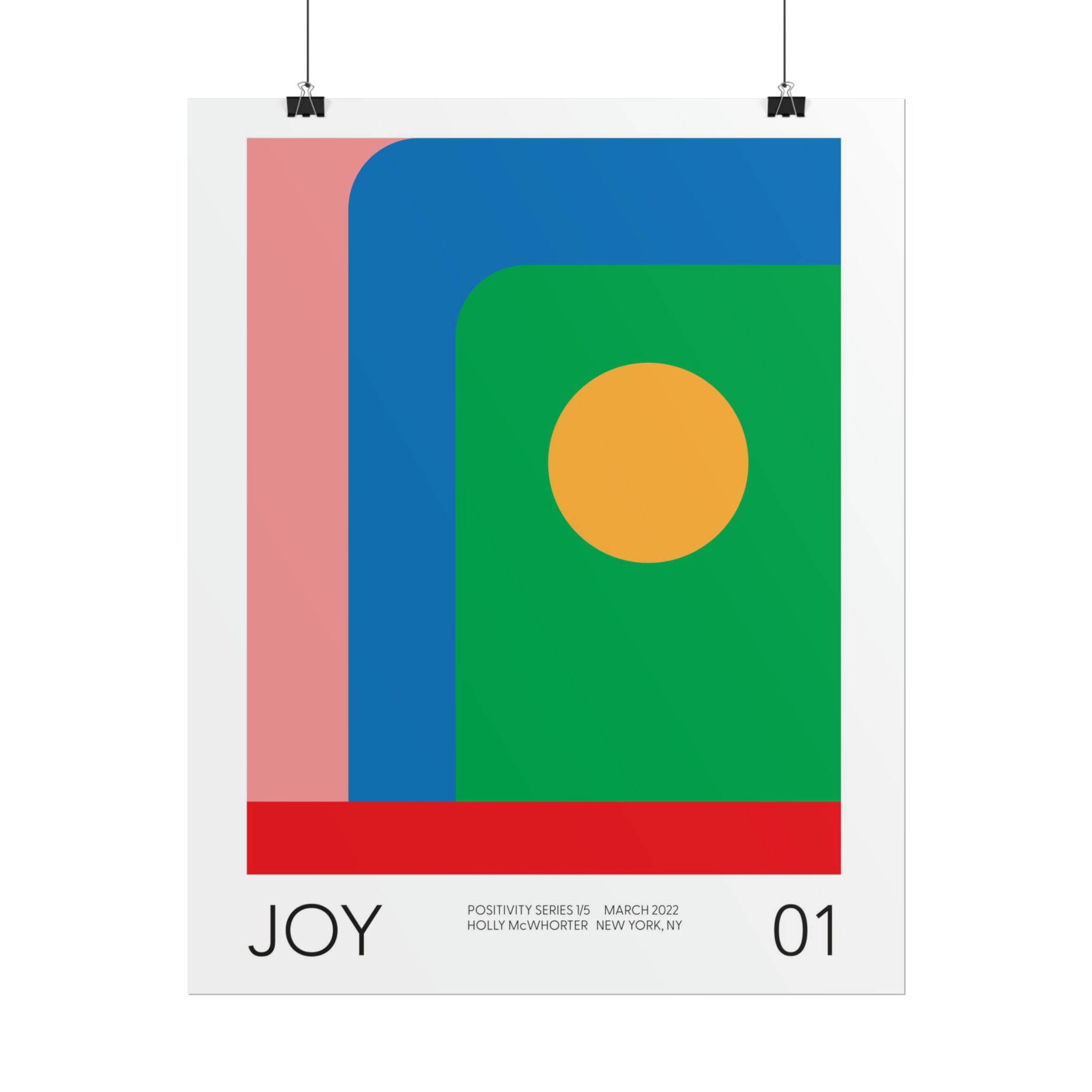 Positivity Series #1: JOY - Fine Art Giclée Print by Holly McWhorter
