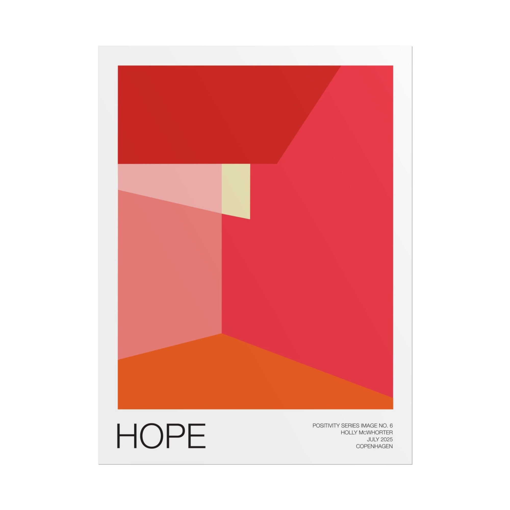 Positivity Series #6: HOPE - Art Print by Holly McWhorter