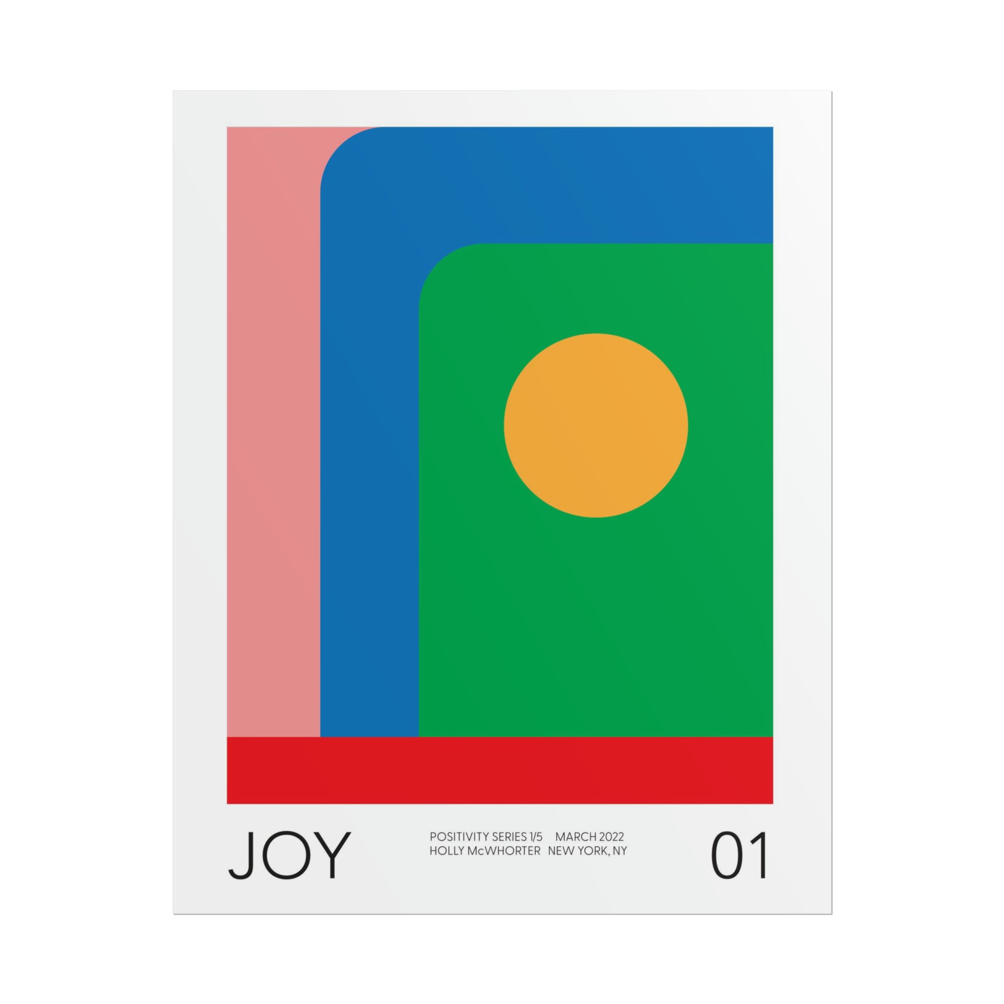 Positivity Series #1: JOY - Fine Art Giclée Print by Holly McWhorter