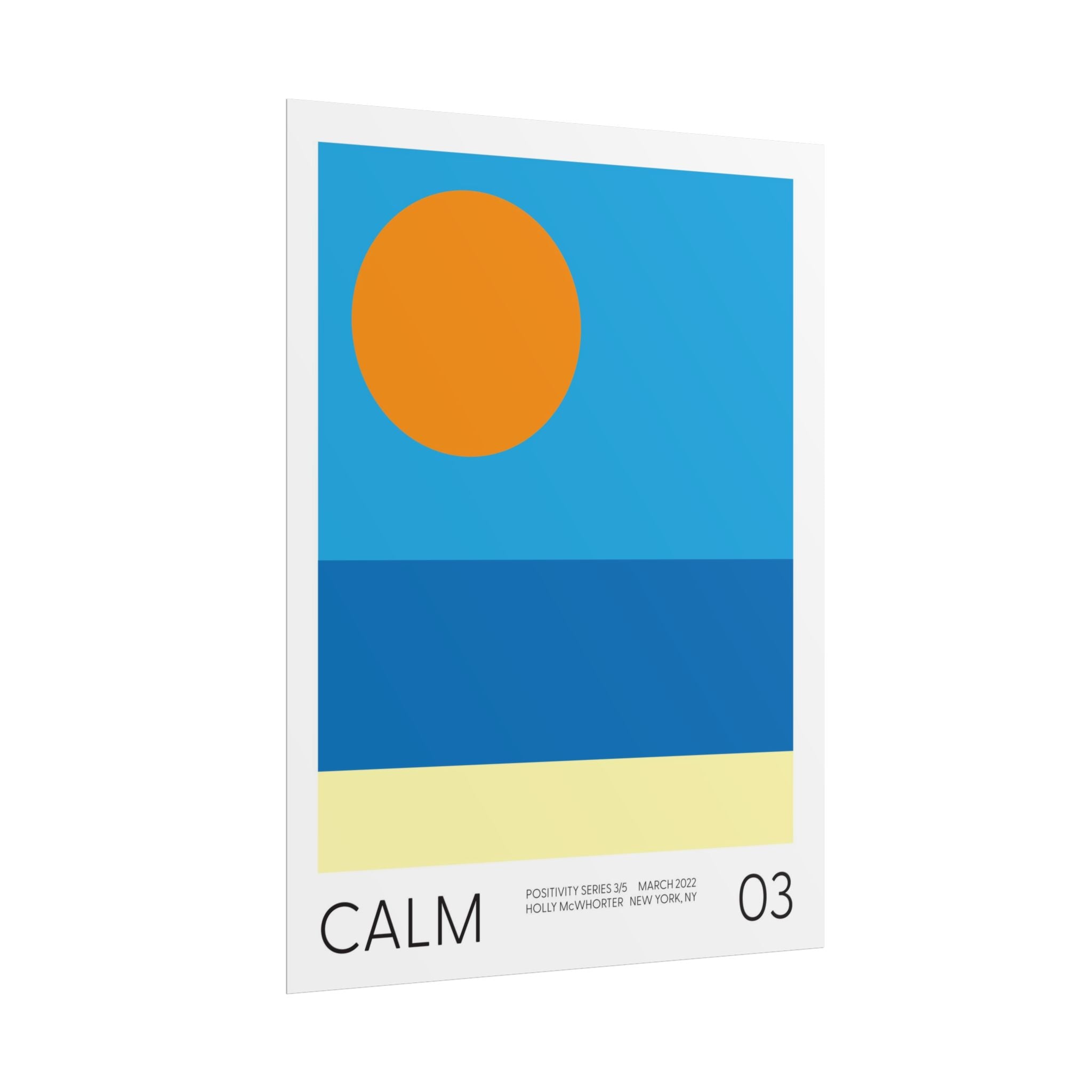 Positivity Series #3: CALM - Fine Art Giclée Print by Holly McWhorter