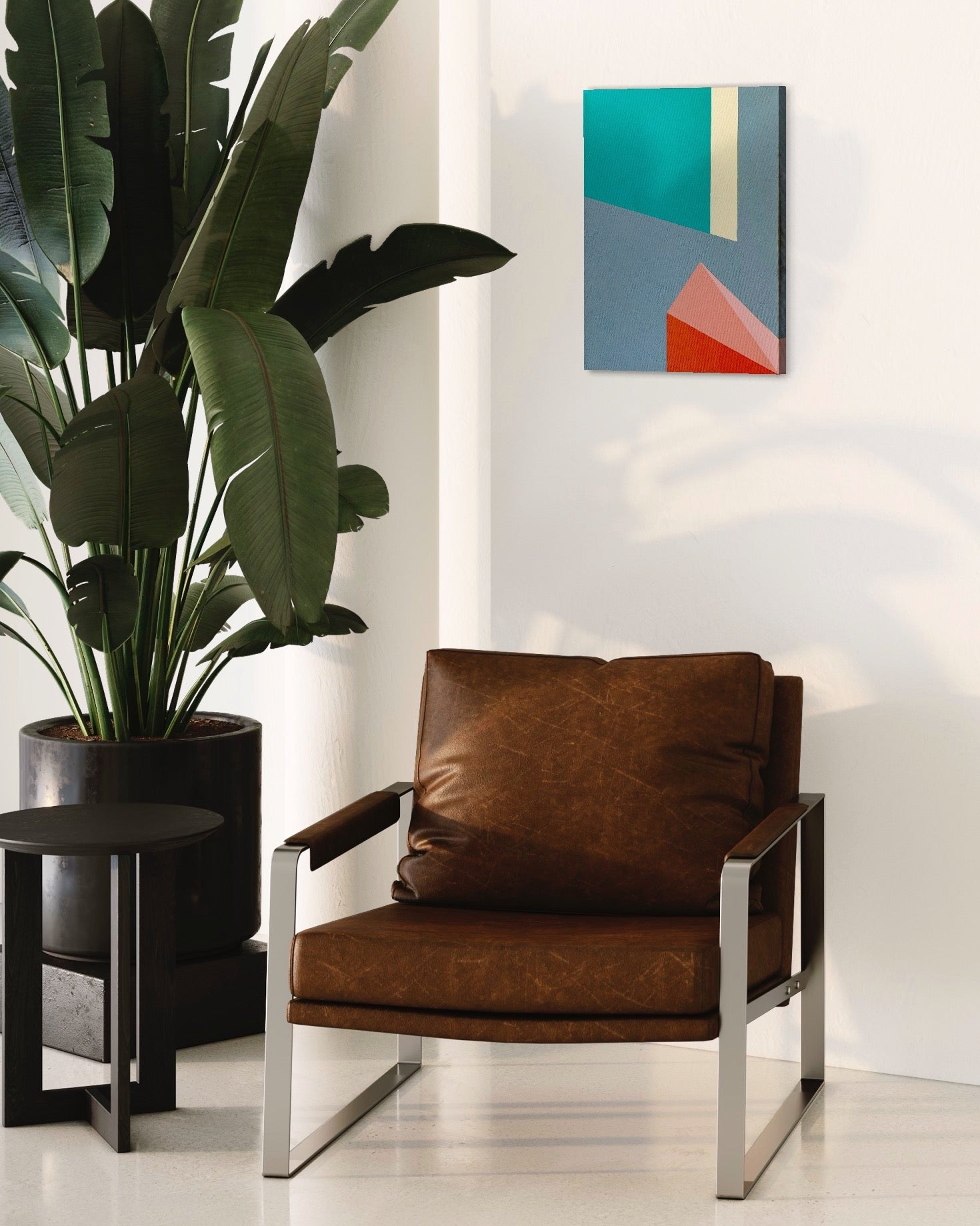 Encounter No. 6 - Original Painting on Canvas, 20" x 16" (50.8x40.64cm)