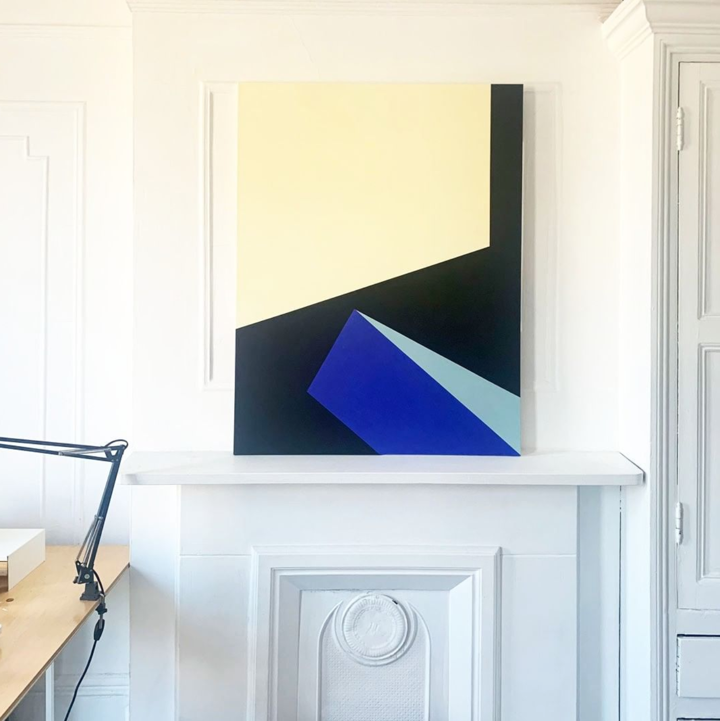 SOLD - Into the Black - Original Painting on Canvas, 36" x 48"