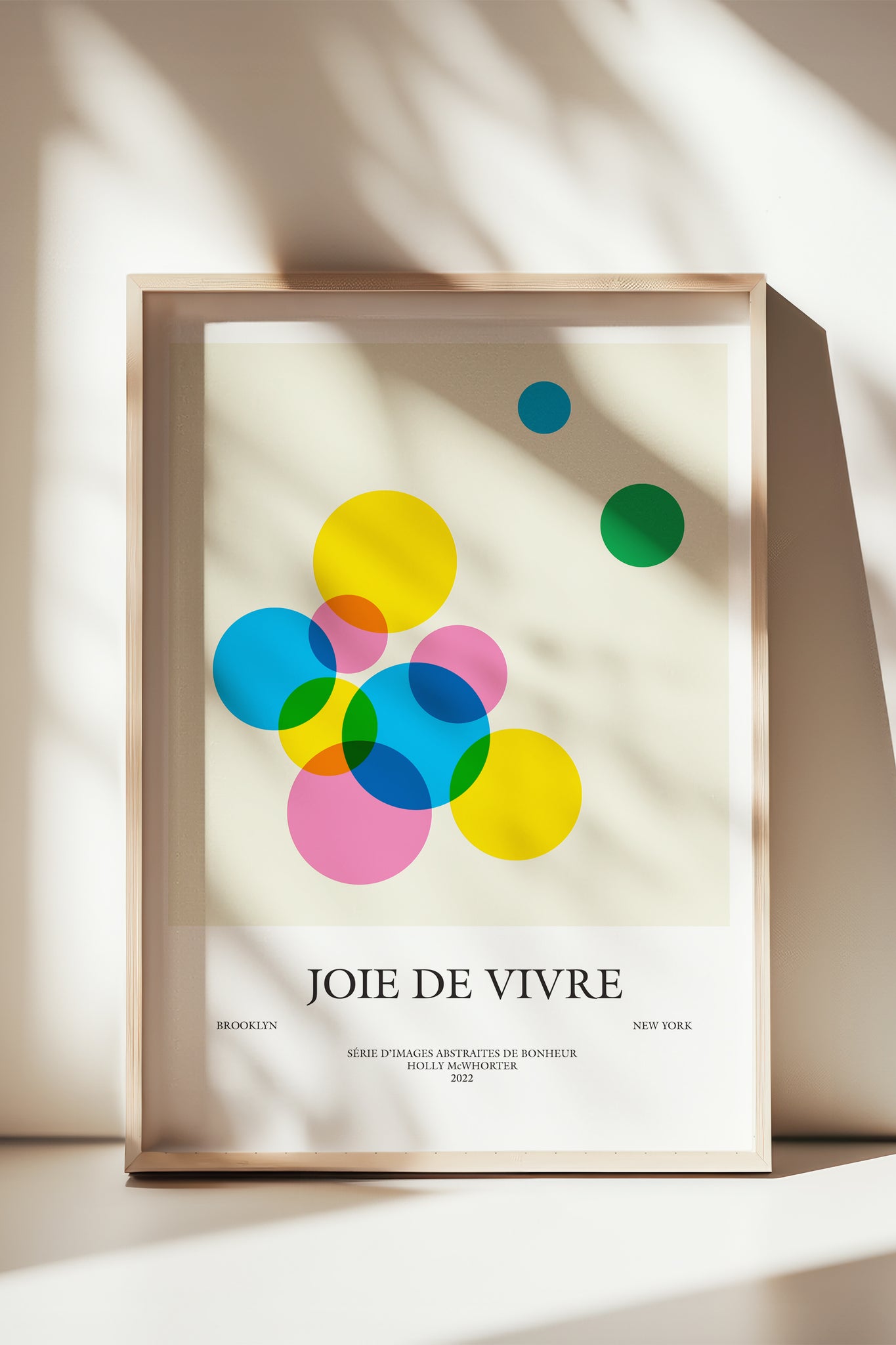 JOIE DE VIVRE Framed Art Print by Holly McWhorter