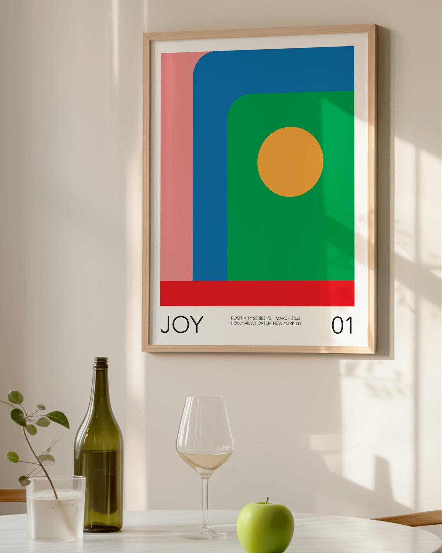 JOY Framed Art Print by Holly McWhorter