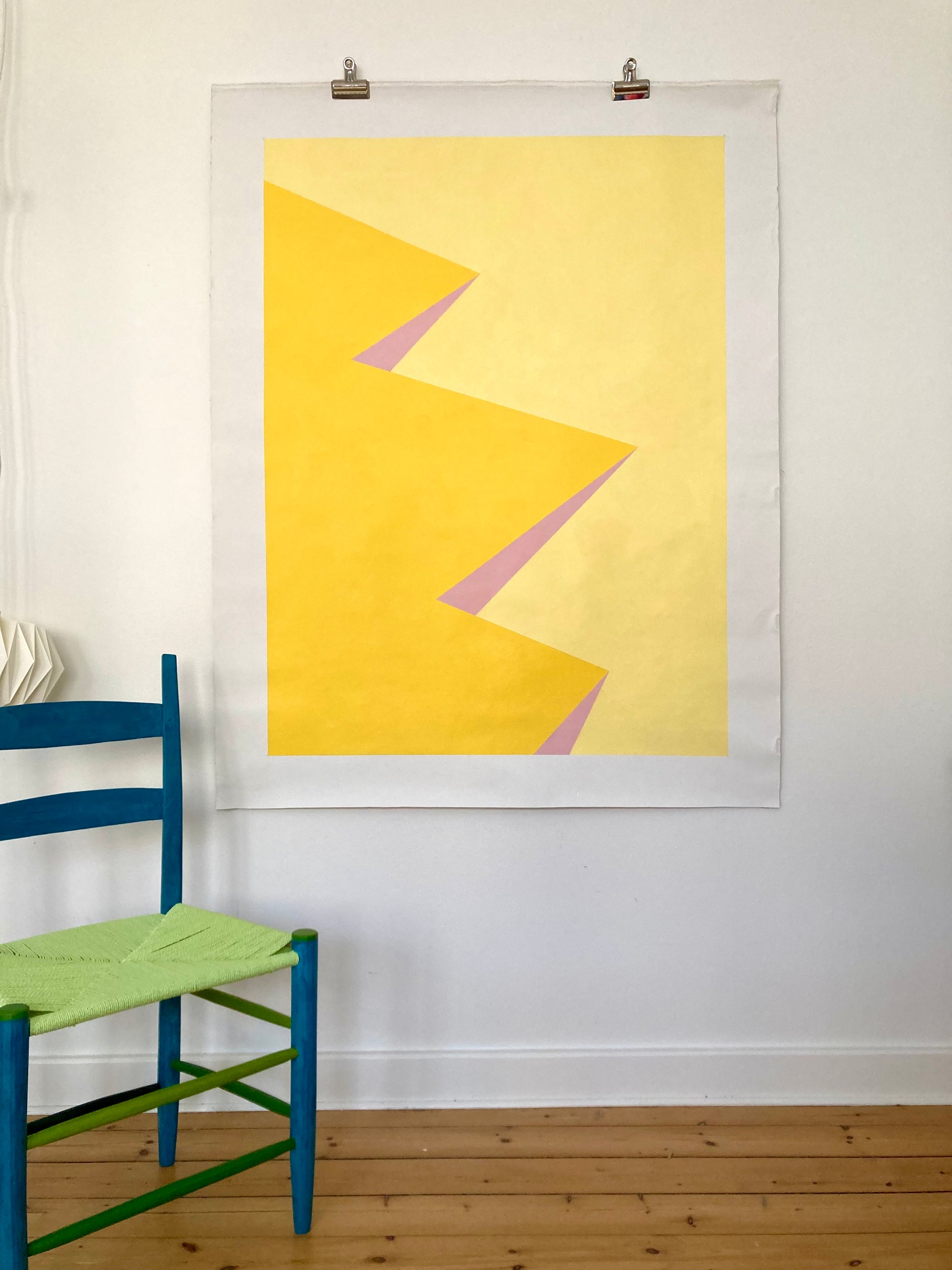 Reach Across - Original Painting on Canvas, 39" x 51" (100x130cm)