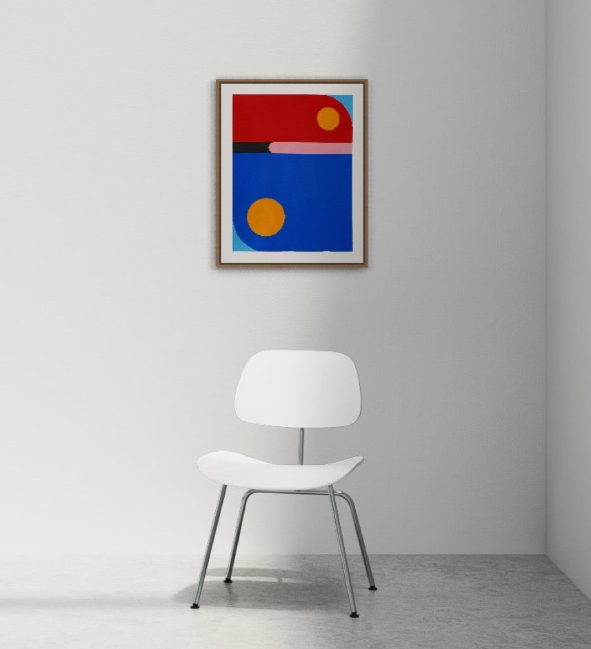 Birdlike - Original Painting on Paper 24" x 19" (60.96cm x 48.26cm)