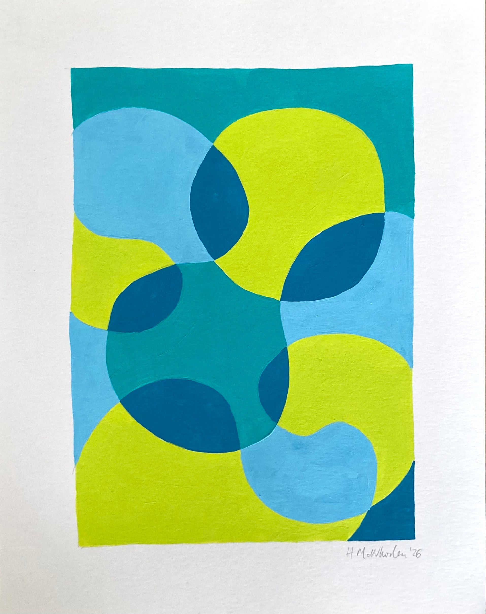 Spring - Original Painting on Paper 9"x12" / 22.86 x 30.48cm