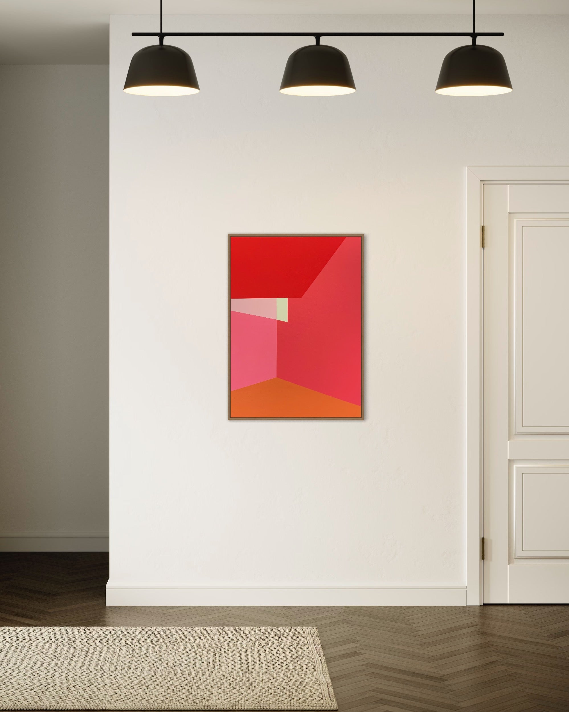 SOLD — Warmest Light - Original Painting on Canvas, 23.6" x 35.4" (60x90cm)