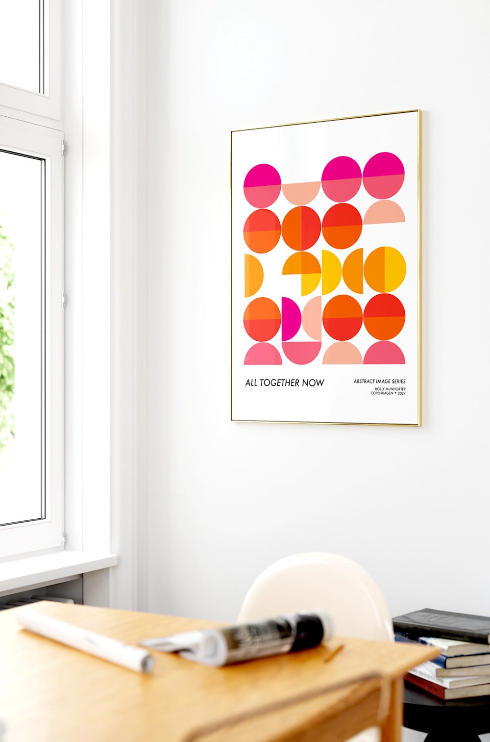 ALL TOGETHER NOW Framed Art Print by Holly McWhorter