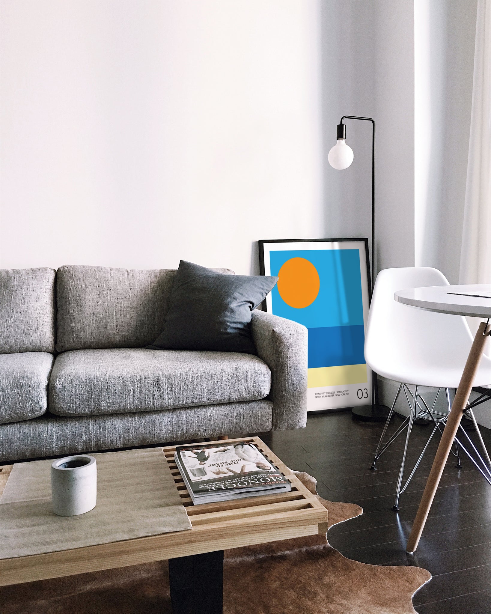 Positivity Series #3: CALM Framed Art Print by Holly McWhorter