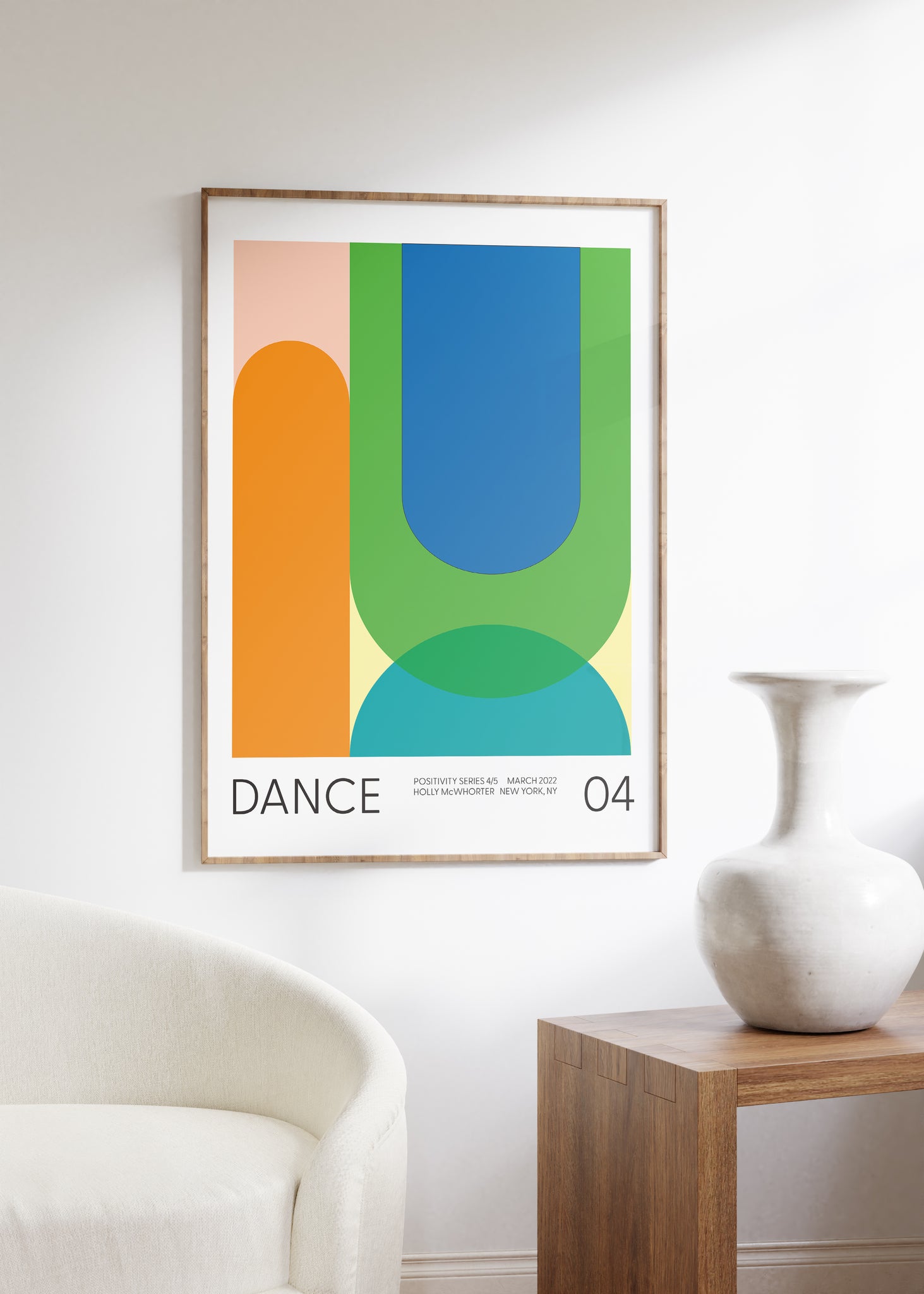 Positivity Series #4: DANCE Framed Art Print by Holly McWhorter