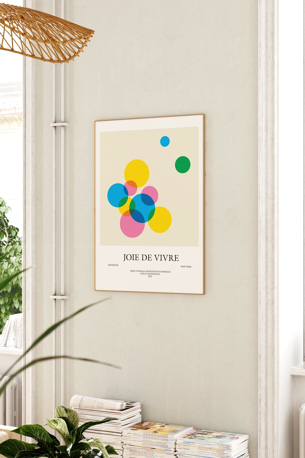 JOIE DE VIVRE Framed Art Print by Holly McWhorter