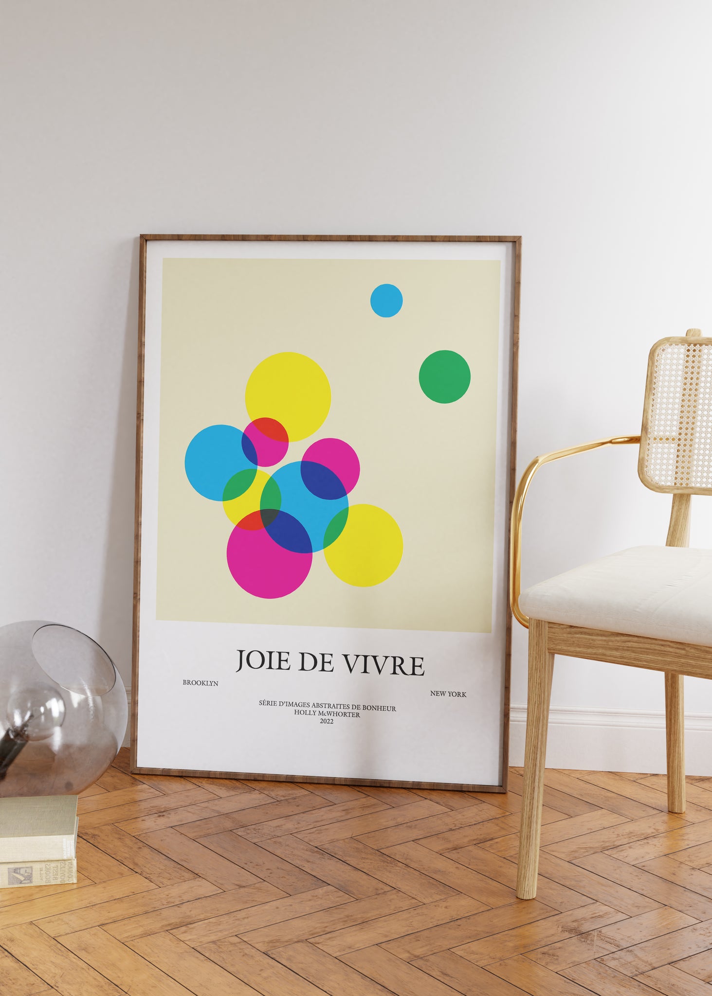 JOIE DE VIVRE Framed Art Print by Holly McWhorter