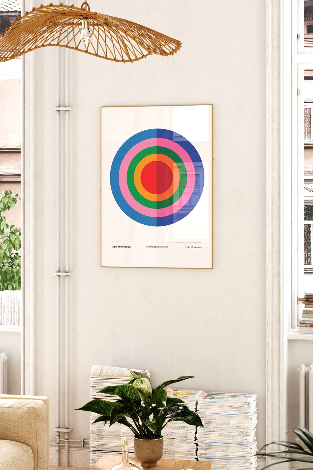 LIGHT AND SHADOW Framed Art Print by Holly McWhorter