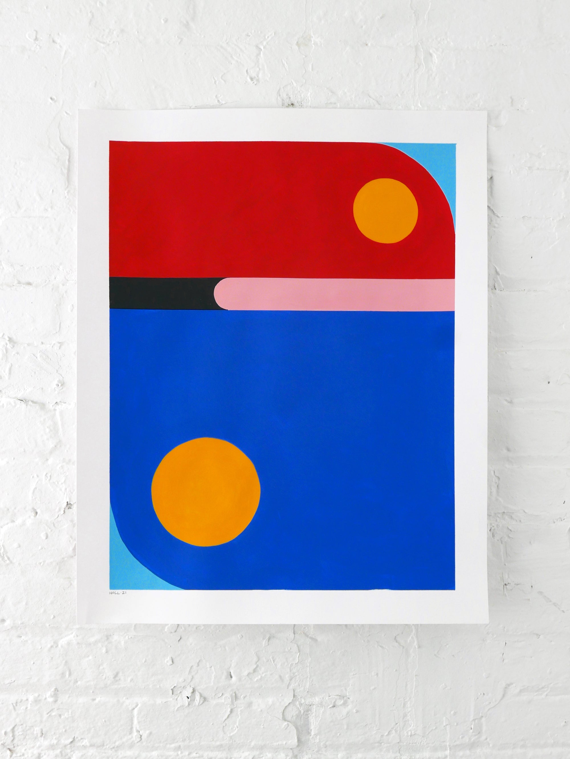 Birdlike - Original Painting on Paper 24" x 19" (60.96cm x 48.26cm)