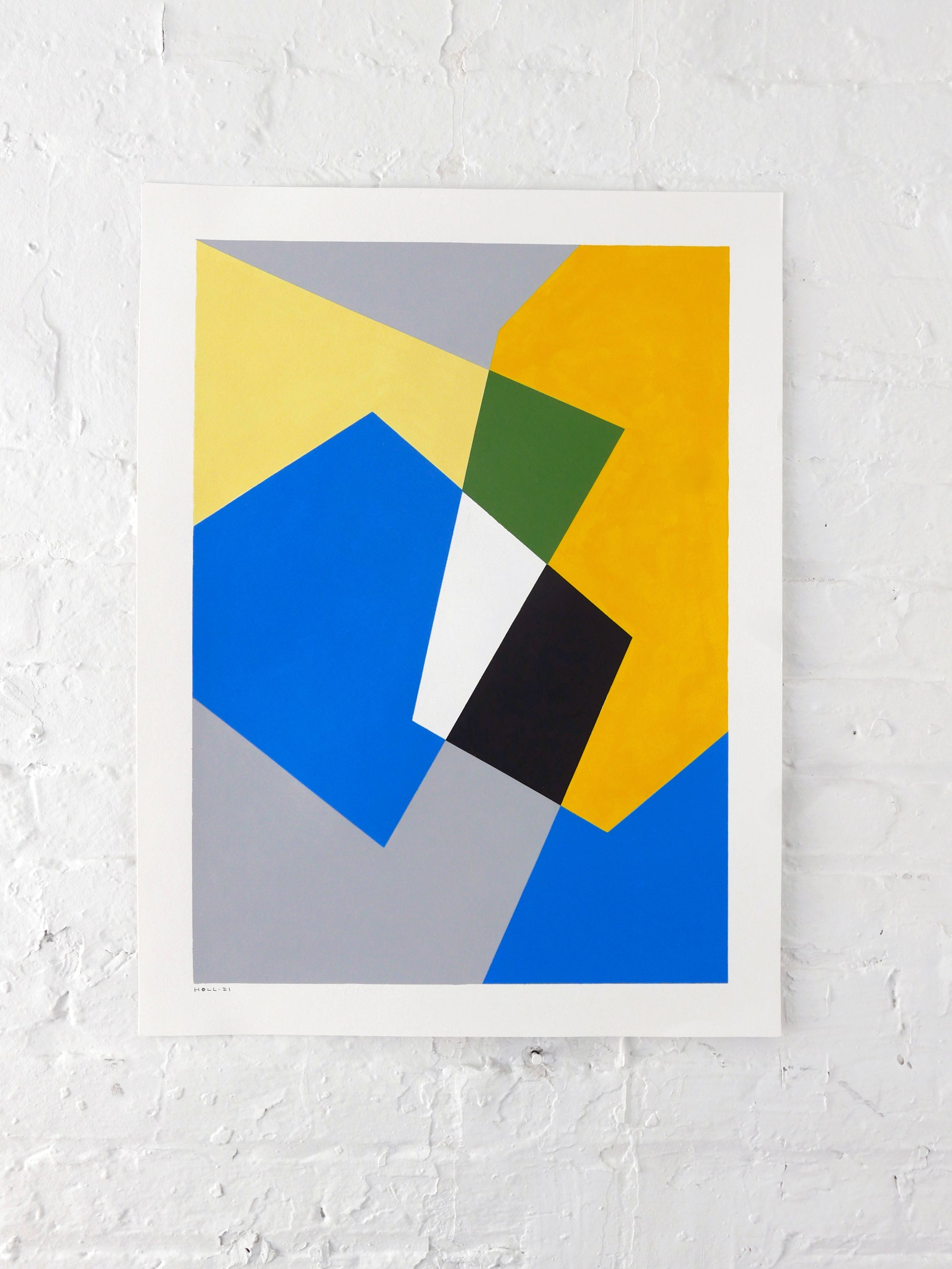 SOLD — Vertigo - Original Painting on Paper 24" x 19" (60.96cm x 48.26cm)